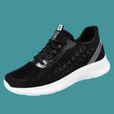 OrthoCrocs Black / 36EU/5.5US BreezeWalk Sneakers– Lightweight Running Shoes for Jogging & Fitness