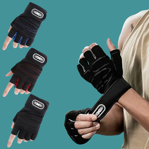 PowerGrip Wrist Support Gloves