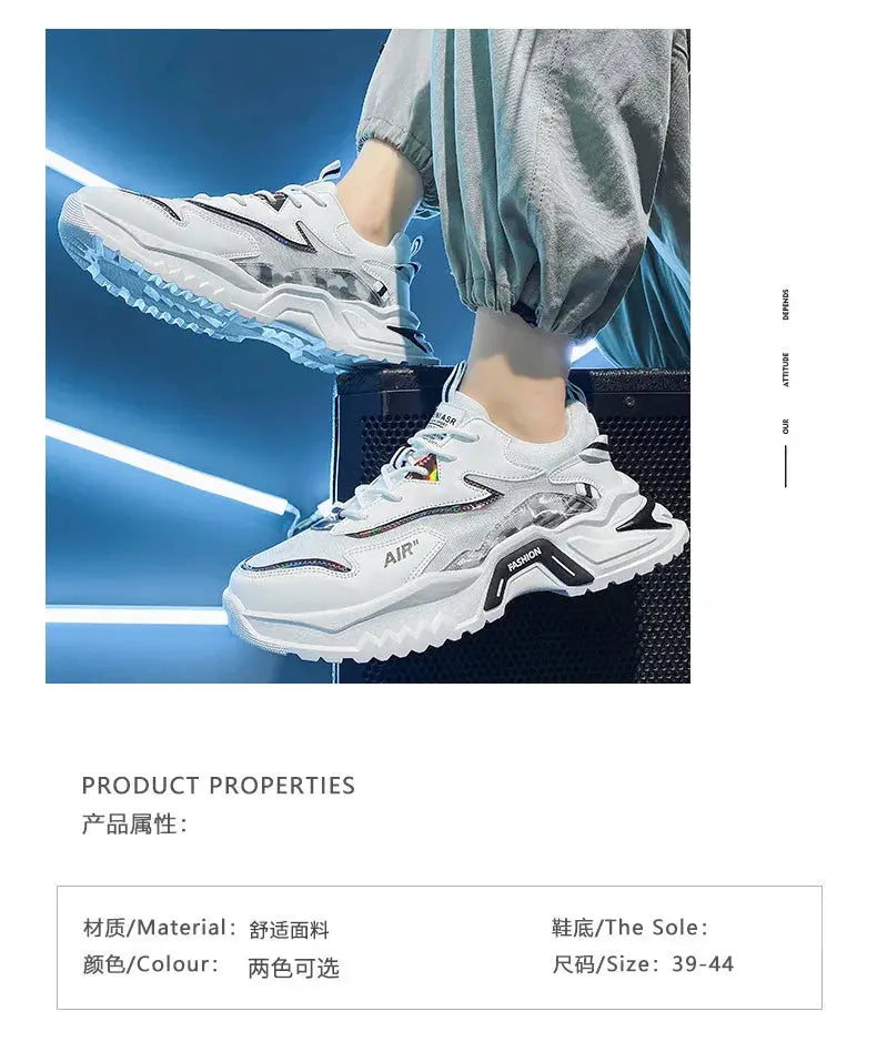 AirMen's Running Sneakers featuring a modern design, breathable mesh, and cushioned support for jogging.